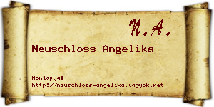 Neuschloss Angelika névjegykártya